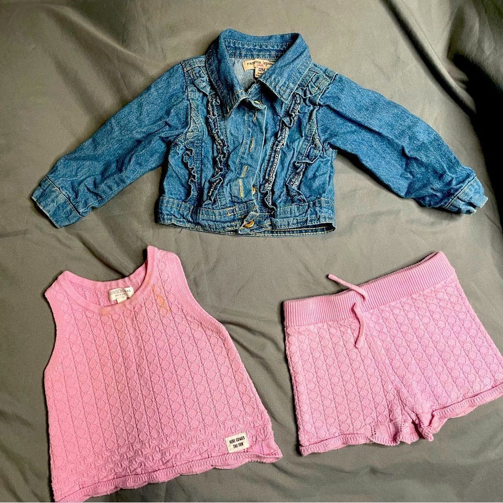 Ruffle Jean Jacket bundle